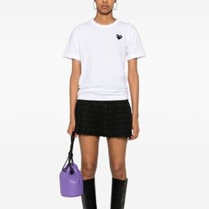 Comme Des Garçons Play heart-patch T-shirt | Size Small